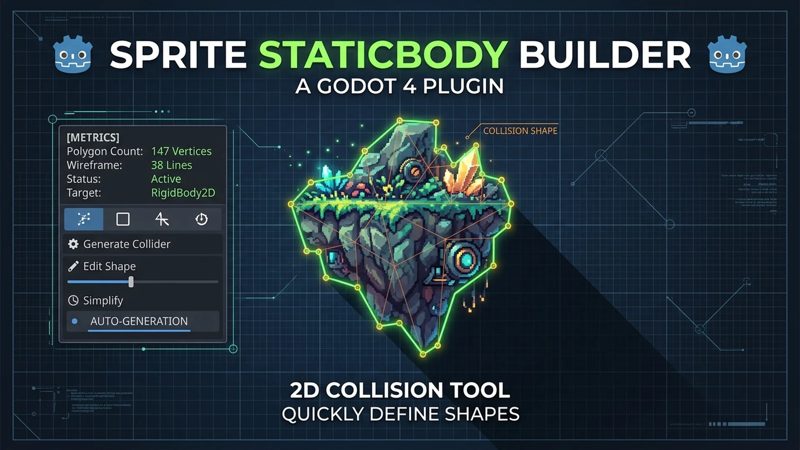 Sprite StaticBody Builder Godot plugin